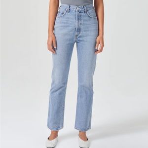 Agolde pinch waist high rise jeans